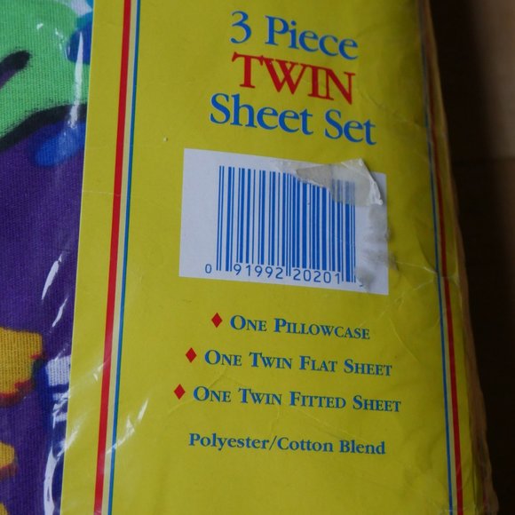 90s Vintage Nickelodeon Goosebumps Twin Sheet Set - Picture 3 of 7